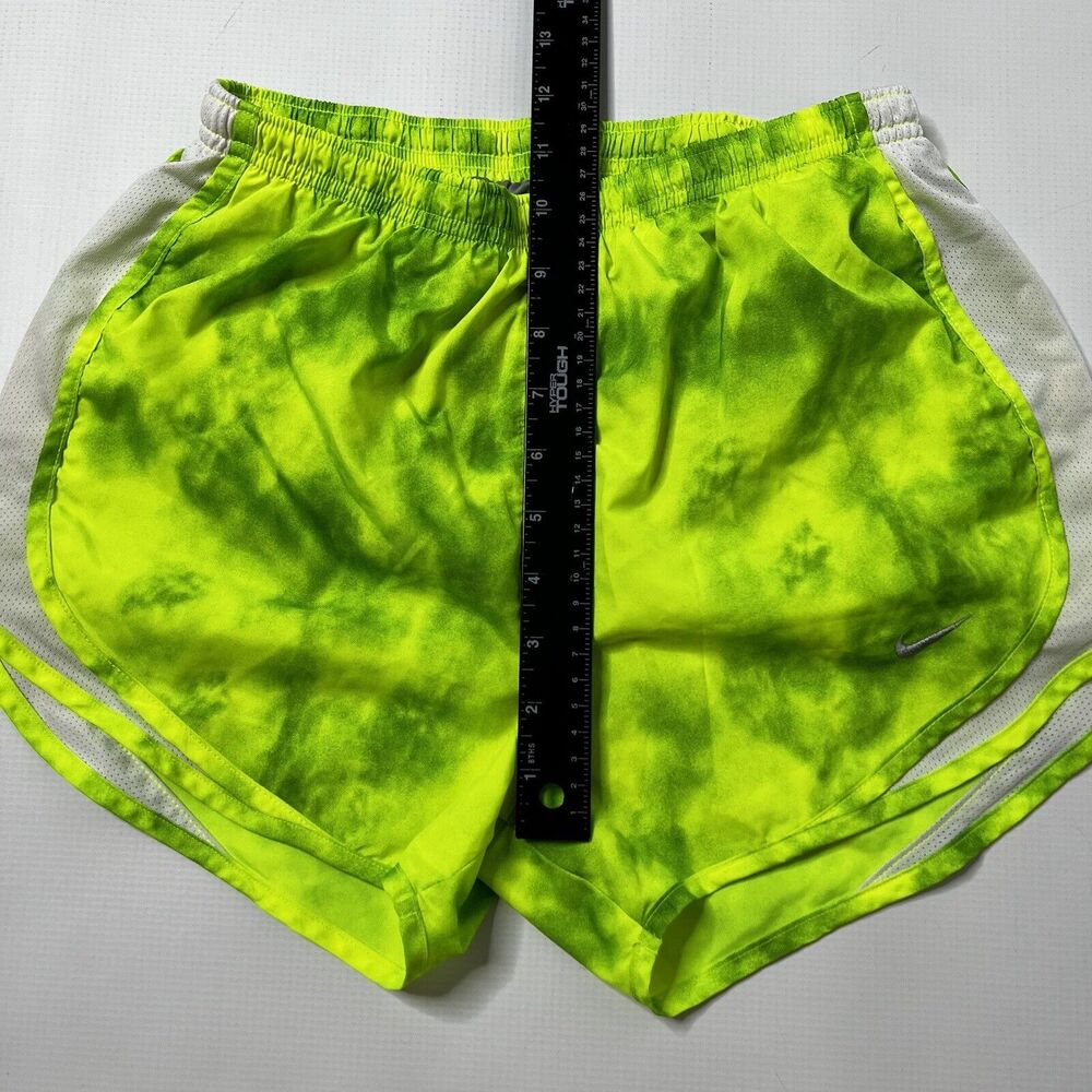 Nike Green Yellow Tempo Dri Fit Athletic Running Shorts Women's Size XS Lined - Picture 4 of 12